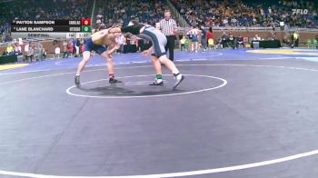 D2-157 lbs Semifinal - Lane Blanchard, Otsego vs Payton Sampson, Cadillac