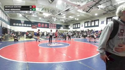 159 lbs Cons. Round 2 - Nicholas Sanchez, Chino vs Isaac Hernandez, Centennial Corona