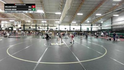 190 lbs Quarterfinal - William Dean, Dulles South Wrestling vs Suhaib Awad, Rock Ridge High School
