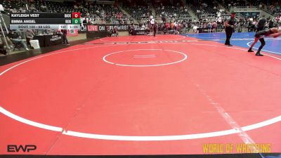 68 lbs 2nd Place - Kayleigh Vest, Backyard Brawlers Midwest vs Emma Angel, Reign WC