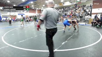 144 lbs Cons. Round 4 - Dominic Andrini, Junipero Serra vs Joseph Nava, Eleanor Roosevelt