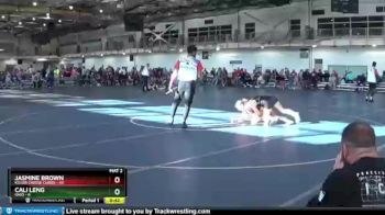 122 lbs Round 1 (4 Team) - Jasmine Brown, Killer Cheese Curds vs Cali Leng, Ohio