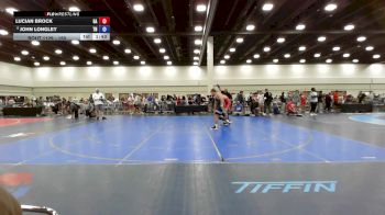 150 lbs Champ. Round 2 - Lucian Brock, GA vs John Longley, TN