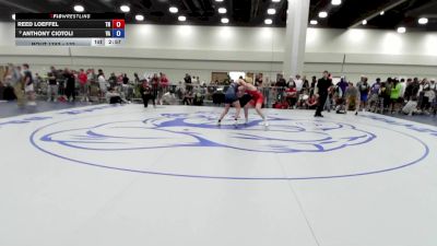 132 lbs Cons. Semis - Reed Loeffel, TN vs Anthony Ciotoli, VA