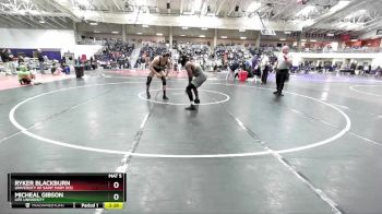 197 lbs 5th Place Match - Ryker Blackburn, University Of Saint Mary (KS) vs Micheal Gibson, Life University