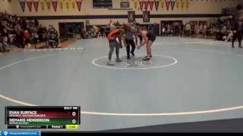 195 lbs Semifinal - Demaris Henderson, Waterloo East vs Evan Surface, Epworth, Western Dubuque