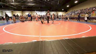 58 lbs Rr Rnd 3 - Vincent Butcher, Tulsa Blue T Panthers vs Kohen Bell, Madill Takedown