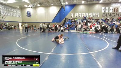 116 lbs Quarterfinal - Camden Caufield, Roy Wrestling Club vs Bryson Christenson, Ravage