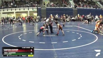 40 lbs Cons. Semi - Trey Sanders, Mat Assassins vs Dawson Hummer, Jersey Shore Elementary