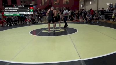 157 lbs Quarterfinal - Matthew Hoelke, Newberry College vs Douglas Terry, Life University