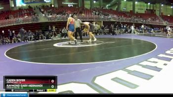 215 lbs Round 2 (6 Team) - Caden Boyer, Gretna East vs Raymond Gary-Hernandez, Manhattan HS