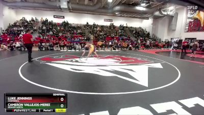 106 lbs Semifinal - Luke Jennings, Chaparral vs Cameron Vallejos-Meredith, Denver North