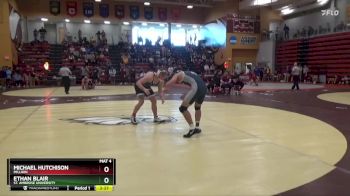 165 lbs Champ. Round 1 - Ethan Blair, St. Ambrose University vs Michael Hutchison, Millikin