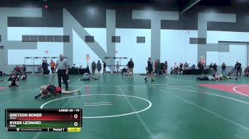 74 lbs Round 1 - Ryker Leonard, SEHS vs Greyson Boner, TALA