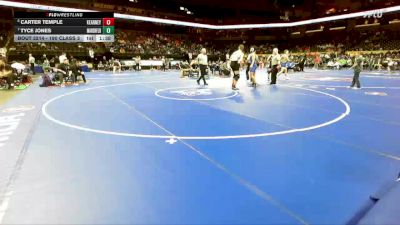 190 Class 3 lbs Quarterfinal - Carter Temple, Kearney vs Tyce Jones, Marshfield