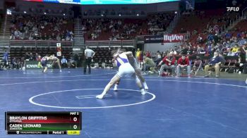 3A-150 lbs Cons. Round 5 - Caden Leonard, Johnston vs Braylon Griffiths, Ottumwa