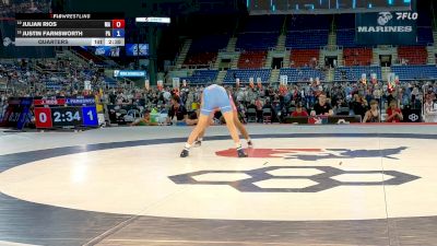 113 lbs Quarters - Julian Rios, MA vs Justin Farnsworth, PA