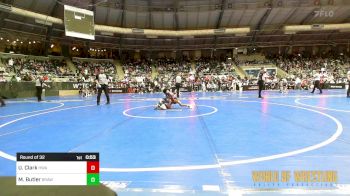 64 lbs Round Of 32 - Uzziah Clark, HURRICANE WRESTLING ACADEMY vs Mikey Butler, Brawler Elite