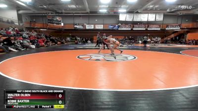 144 lbs Semifinal - Walter Olsen, Buhl vs Kobie Baxter, Fruitland