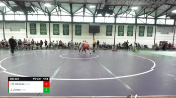 200-224 lbs Cons. Round 2 - Mark Hinman, Southeast Spartans vs Jamal Jones, DeKalb WC