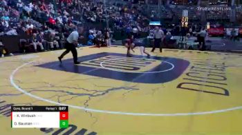 136 lbs Cons. Round 1 - Kaiya Winbush, Eaglecrest vs Dahlyn Bauman, Douglas County