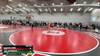 125 lbs Cons. Round 7 - Lilliana Limon, Sierra vs Zoe Chamberlin, Chatfield