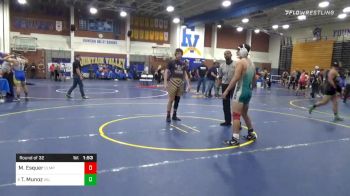 160 lbs Prelims - Trent Munoz, Valencia vs Michael Esquer, Olympian