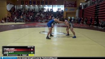 197 lbs Cons. Round 3 - Tyler Casey, St. Ambrose University vs Cade Scott, Millikin