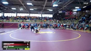 132 lbs Semifinal - Jordyn Raney, Union County vs Kegan Jochim, Franklin