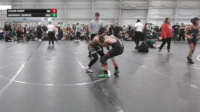 100 lbs Quarterfinals (8 Team) - Anthony Quiroz, Contenders WA Blue vs Caleb Kemp, Donahue WA