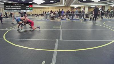 113 lbs Consolation - Jantz Greenhalgh, Champions WC vs Anthony Hernandez, Granite WC