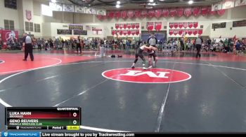 90 lbs Quarterfinal - Luka Hahn, Brookings vs Geno Reuvers, Pinnacle Wrestling Club