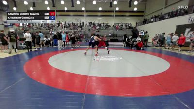 150 lbs Consolation - Kamarie Brown-Scaine, Gamehouse Training Center vs Kristiyan Georgiev, Roundtree Wrestling Academy