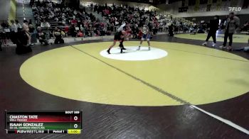 82 lbs Quarterfinal - Isaiah Gonzalez, So Cal Hammers Wrestling vs Chaston Tate, Well Trained