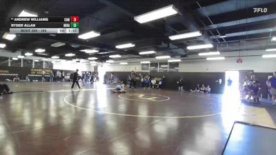 165 lbs Champ. Round 2 - Ryder Allan, Mira Mesa vs Andrew Williams, Camarillo