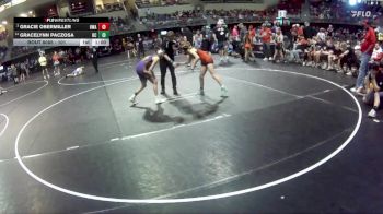 101 lbs Champ. Round 2 - Gracie Obermiller, HWA vs Gracelynn Paczosa, Battle Creek