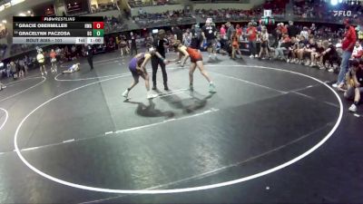 101 lbs Champ. Round 2 - Gracie Obermiller, HWA vs Gracelynn Paczosa, Battle Creek