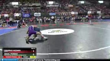 Quarterfinal - Israel Moreno, Missoula Big Sky/Loyola Sacred Heart vs Maverick McEwen, Butte