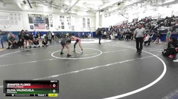 110 lbs Semifinal - Jennifer Flores, Orange Lutheran vs Olivia Valenzuela, Esperanza