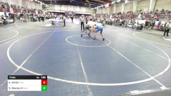 144 lbs Final - Koltyn White, Stout Wrestling Academy vs Sergio Macias III, Mustang Wrestling Club