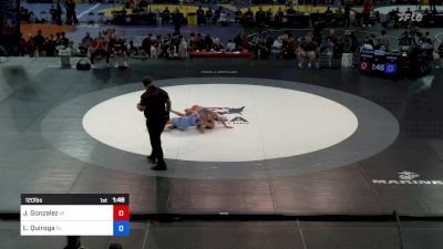 120 lbs Cons 32 #2 - Jon Gonzalez, IA vs Landon Quiroga, FL