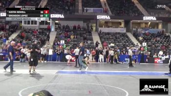 165 lbs 1st Place Match - Justin Newell, Raider vs Bronson Lopez, Derby