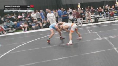 106 lbs Cons. Rd Of 64 - Maddox Lawrence, Cardani Wrestling Academy vs Rowden Benavidez, Threestyle