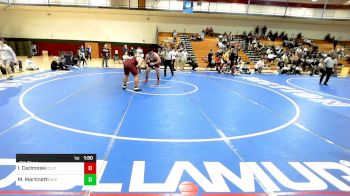 285 lbs 5th Place - Isaac Cazimoski, Clifton vs Martin Martinetti, St. Peter's Prep