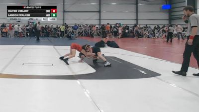 72 lbs Round 3 - 12:00pm Friday - Oliver Umlauf, Cali Red vs Landon Walker, America Elite