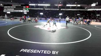 Girls 125 lbs Cons. Round 3 - Lily Pedersen, Enumclaw (Girls) vs Adelynn Husted, Selah (Girls)