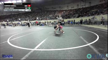 37 lbs Quarterfinal - Canton Cargill, Duncan Demon Wrestling vs Asher Ensey, Kiefer Youth Wrestling Club