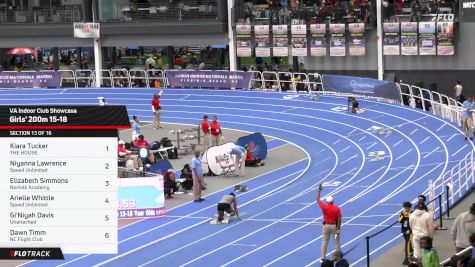 High School Girls' 200m, Finals 12