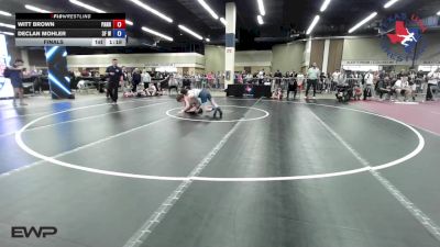 105 lbs Final - Witt Brown, Panhandle RTC vs Declan Mohler, 3F Wrestling