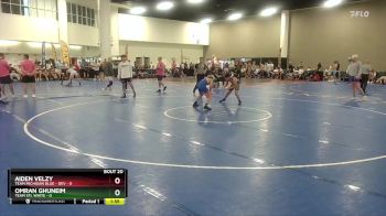 106 lbs Round 3 (16 Team) - Aiden Velzy, Team Michigan Blue - DEV vs Omran Ghuneim, Team STL White